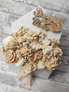 Flowerbox kopertowy Dziękujemy za wiedzę 